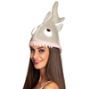 Boland Boland 99951 - Hut Hai für Erwachsene, Einheitsgröße, grau, Fisch, Unterwasserwelt, Kopfbedeckung, Accessoire, Motto Party, Karneval