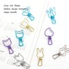 100pcs Cat Binder Clips Cute Cartoon Strong Clamping Force Metal