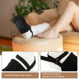 ClaspVital 2 Pack Cast Sock Cover for Foot, Toe Warmers with Velcro Adjustable Elastic Band, Supplies Applicable to Foot Surgery Recovery for Adults