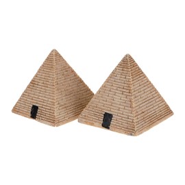 Garneck Egyptian Pyramid Decoration - Model Made of High-Quality Resin - Delicate Triangle Shape - Ideal for Home Decoration and As For Men Inspired by Ancient Cultures and Prosperity