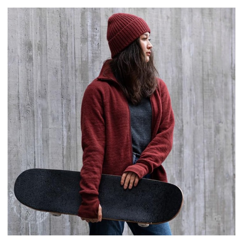 Woolpower Beanie Rib 400, gray