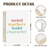LZYRF Funny Teacher Spiral Notebook Journal, Teachers Appreciation Gifts Notebooks