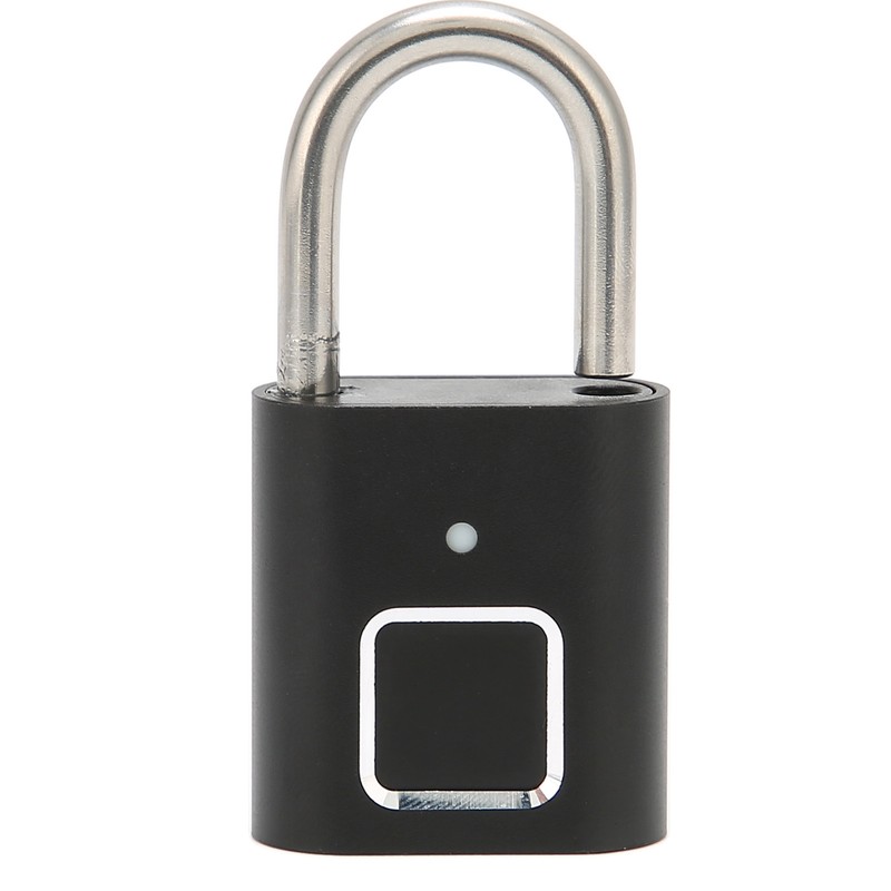 Fingerprint Padlock Biometric Smart Security Digital Lock Water Resistant USB
