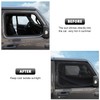 Front Window Sun Shade Covers Elasticized Breathable Mesh Car Side