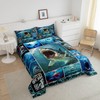 3D Shark Full Size Comforter Set,Sea Animals Bedding Set for