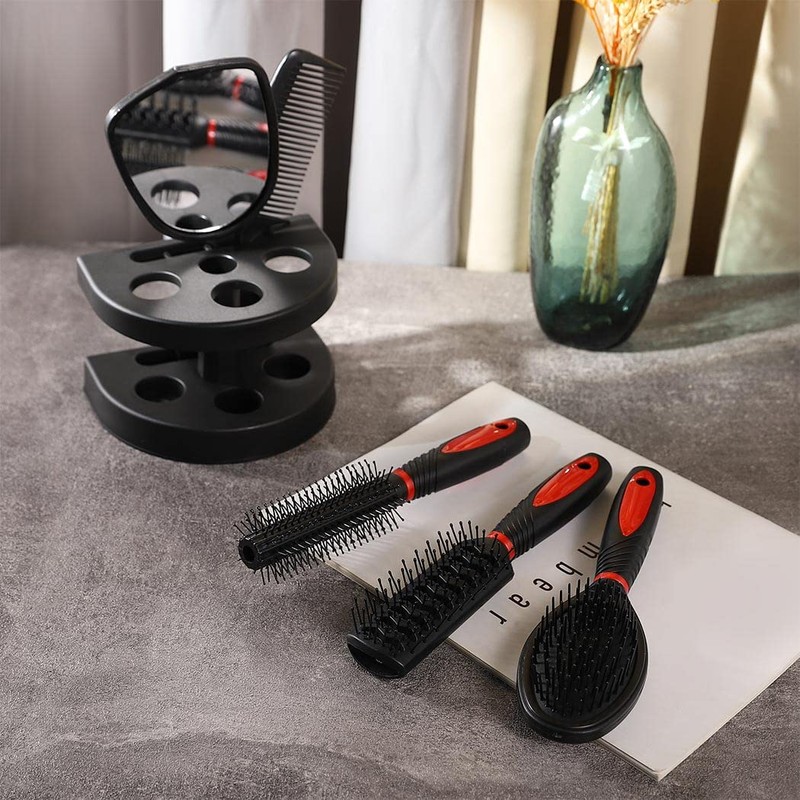 Zoestar Juego de 5 cepillos y peine para el pelo