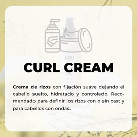 K89 Hair Expert - Professional Curly Hair Curl Cream/Crema para Peinar Rizos/Controla el Frizz y la Humedad / 250ml.