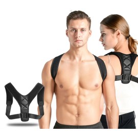 Corrector Postura Espalda Faja Ajustable Para Hombre Mujer --