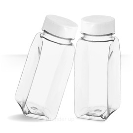 Thunder Up Parmesan Cheese Shaker 16 Oz, Cheese Shaker Plastic, Grated Cheese Shaker for Pizza, Parm Cheese Shaker, Spice Shakers with Holes and Lids, Pepper Shaker, Spice Shaker (Pack of 2)