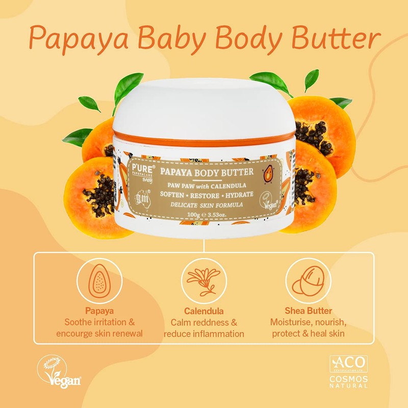 Pure Papaya Baby Body Butter 100 g