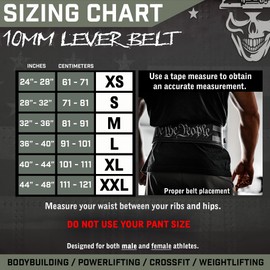 Weight Lifting Belt - Lever Gym Belt for Weightlifting, 10mm Leather Weight Belt for Men, 4 Inches Wide for Support & Stability for Workouts, Powerlifting, Bodybuilding, Fitness & Crossfit L 1776