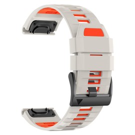 U-LIMVE Watch Band for Garmin Fenix 8 51mm/Fenix 7X/Fenix 7X Pro/Fenix 6X/Fenix 6X Pro/Fenix 5X/Fenix 3, 26mm Silicone QuickFit Band