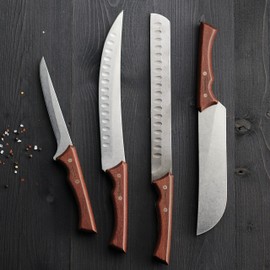 Tramontina 4 Piece Knife Set - Hardwood Handle 80905/025DS