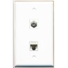 RiteAV - 1 Coax F Type and 1 Cat5e Ethernet