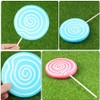 Gatuida 2Pcs Lollipop Prop, Large Candy Ornament, Synthetic Material, Fake