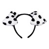 Clear Stone Cosplay Dog Headband Dalmatian, Unisex, Black