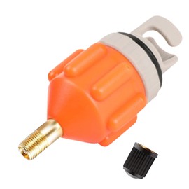 Sup Adapter for Compressor, Stand Up Paddle Board Pump Accessories, Inflatable Boat Paddling Air Pump Valve, Kayak Stand-Up Paddle Motor Valve Adapter (Orange)