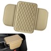 Titgoes Car Armrest Box Pad, Wear-resistant & Scratch-proof Leather Center
