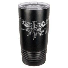 Center Mass, Inc. SWAT Operator 20 oz. Tumbler (BLACK)