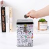 I-TOTAL® Funny Money Box with Padlock and Keys, Metal Money
