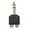 Adaptador Audio Rca Splitter Macho Jack 6.35mm Estereo Plug