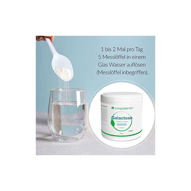 EnergyBalance Pure D-Galactose Powder - Sugar for the Brain -