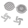 Hapivida Stainless Steel Meat Grinder Plate Discs for Food Grinding