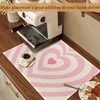 Heart Pink Groovy Placemats Set of 6 Place Mats for