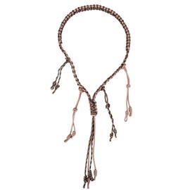 Duck Goose Call Lanyard, Wild Duck Whistle Lanyard Nylon Rope Braided Collar Outdoor Hunting Supplies for Outdoors Hunting(Khaki +CP Camouflage)