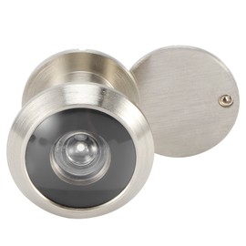 4Pcs Copper Anti Theft Safety Door Viewer Peephole with Back Cover for Home Office Hotel(Brushed )