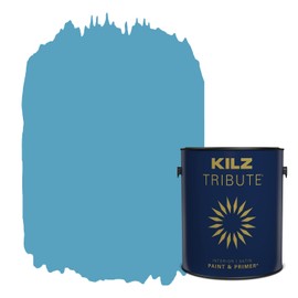 KILZ TRIBUTE Paint & Primer, Interior, Satin, Coast Drive, 1 Gallon