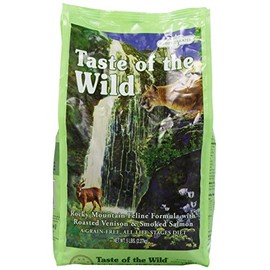 Taste Of The Wild Dry Cat Food, Rocky Mountain Feline Formula With Roasted Venison And Smoked Salmon, 5 Pound