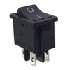 Built-in Rocker Switch Black 19 x 13 mm, Device Switch