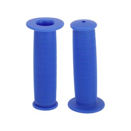 TUCKBOLD Bike Handlebar Grips Covers 110mm Long Soft | Mountain Bike End Grips Protector Blue 1 Pair