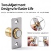 Elfthloo Adjustable Magnetic Door Ball Catch Silver, 2 Pack
