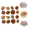 CAXUSD 100pcs Mini Pine Cone Decor Artificial Pine Cones for