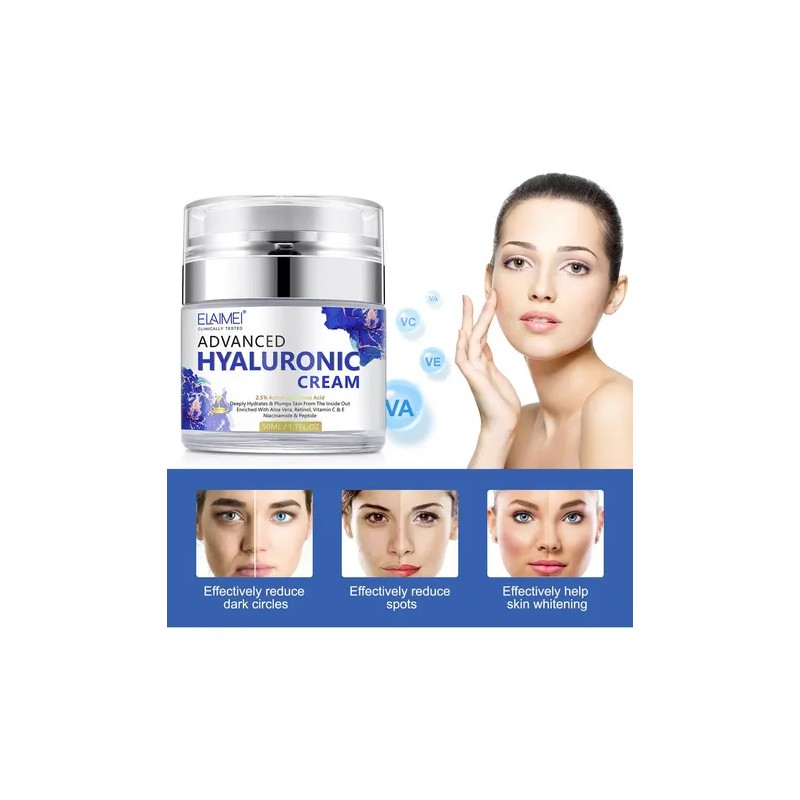 Crema Acido Hialuronico Retinol Máxima Hidratación Antiedad
