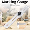 CarAngels Carpentry Ruler Gauge Sliding Scoya Carpenter Measuring and Marking
