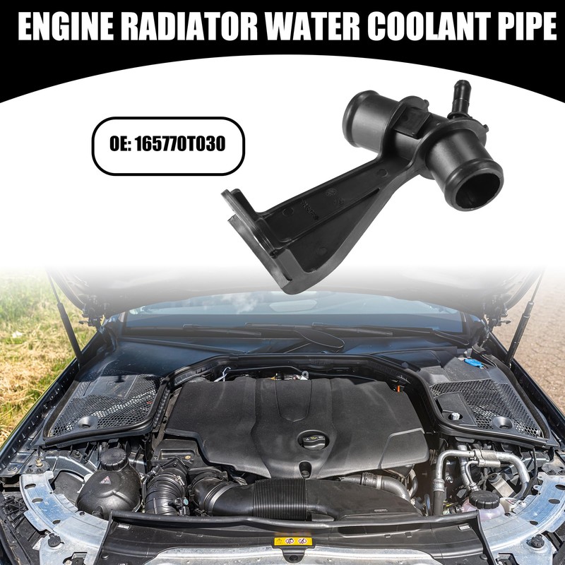 Partuto Engine Radiator Water Outlet Coolant Pipe No.165770T030 - Car