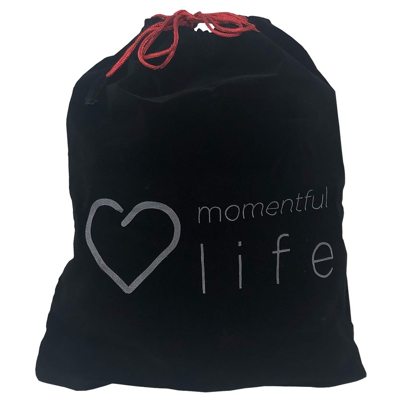 Modern Moonlight Blue Cremation Urn - Blue with Silver Accents,