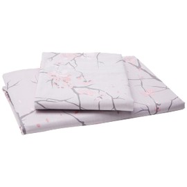 Dreamscene Spring Blossom Duvet Cover with Pillowcase Reversible Floral Bedding Set, Blush Pink - Single