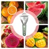 Mango Cutter and Peeler,3X Portable Fruit Cutter Pit Remover |
