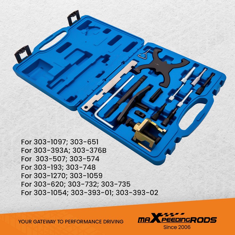 maXpeedingrods Engine Camshaft Timing Tool Kit, Camshaft Flywheel Locking Tool