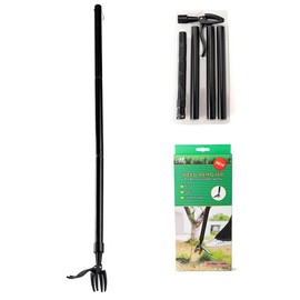 TOMVAES Weed Puller, Weed Puller Tool Stand-up Weeder with Metal Long Handle/Stainless Steel Claw, for Lawn and Garden,Easily Remove Weeds Without Bending, Pulling,or Kneeling