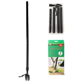 TOMVAES Weed Puller, Weed Puller Tool Stand-up Weeder with Metal Long Handle/Stainless Steel Claw, for Lawn and Garden,Easily Remove Weeds Without Bending, Pulling,or Kneeling