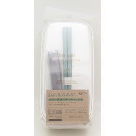 OSK PW-14S HKP No.3 Lunch Box, 2-Tier, Antibacterial, 11.2 fl oz (330 ml), 11.2 fl oz (320 ml), Blue, Chopsticks, Divider, With Lunch Belt, Made in Japan