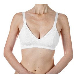 Chicco Cotton Nursing Bra Size 5C, White, 5C