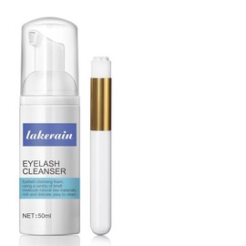 Wimpernshampoo, Tiefenreinigender Wimpernreiniger Mit Bürste, Mildes Und Sicheres Wimpernshampoo Für Natürliche Und Verlängerte Wimpern, Zur Anwendung Zu Hause