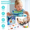 NUKied Busy Cube for Kids 15-in-1 Sensory Busy Board Travel