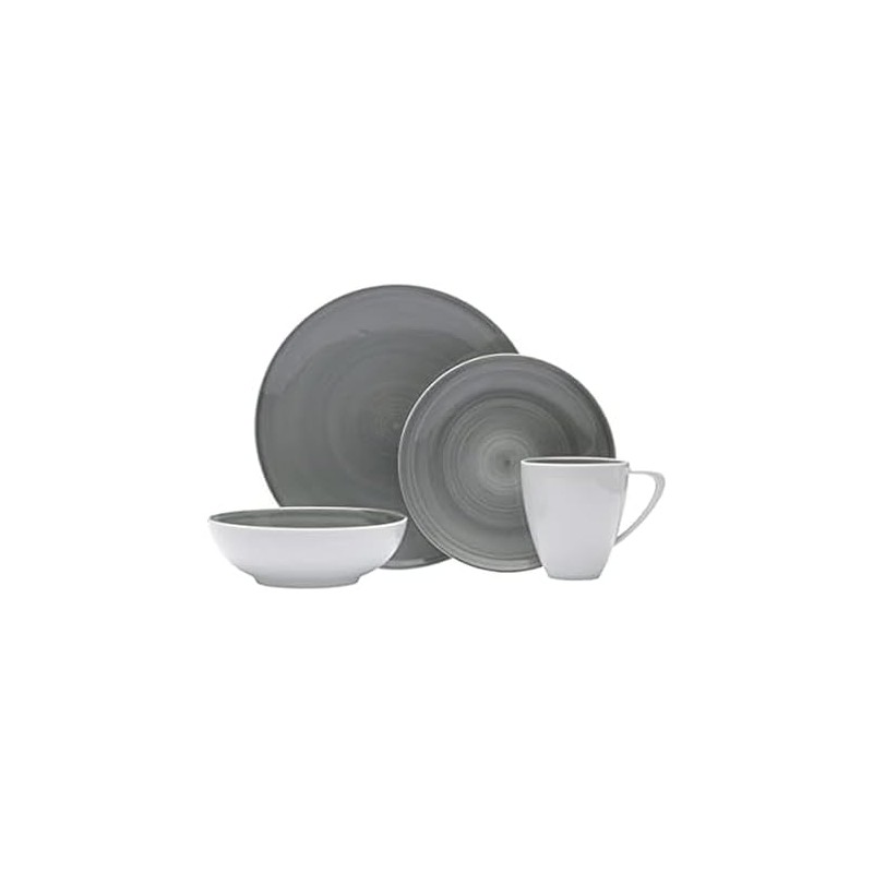 Mikasa Savona Grey 4-Piece Place Setting, Service for 1-5128045